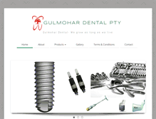 Tablet Screenshot of gulmohar.com.au